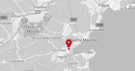 carte Camping la_pinede