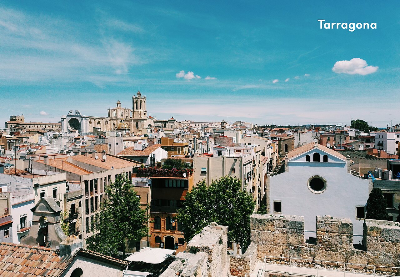 Vue panoramique de la ville historique de Tarragone, Catalogne, � visiter.