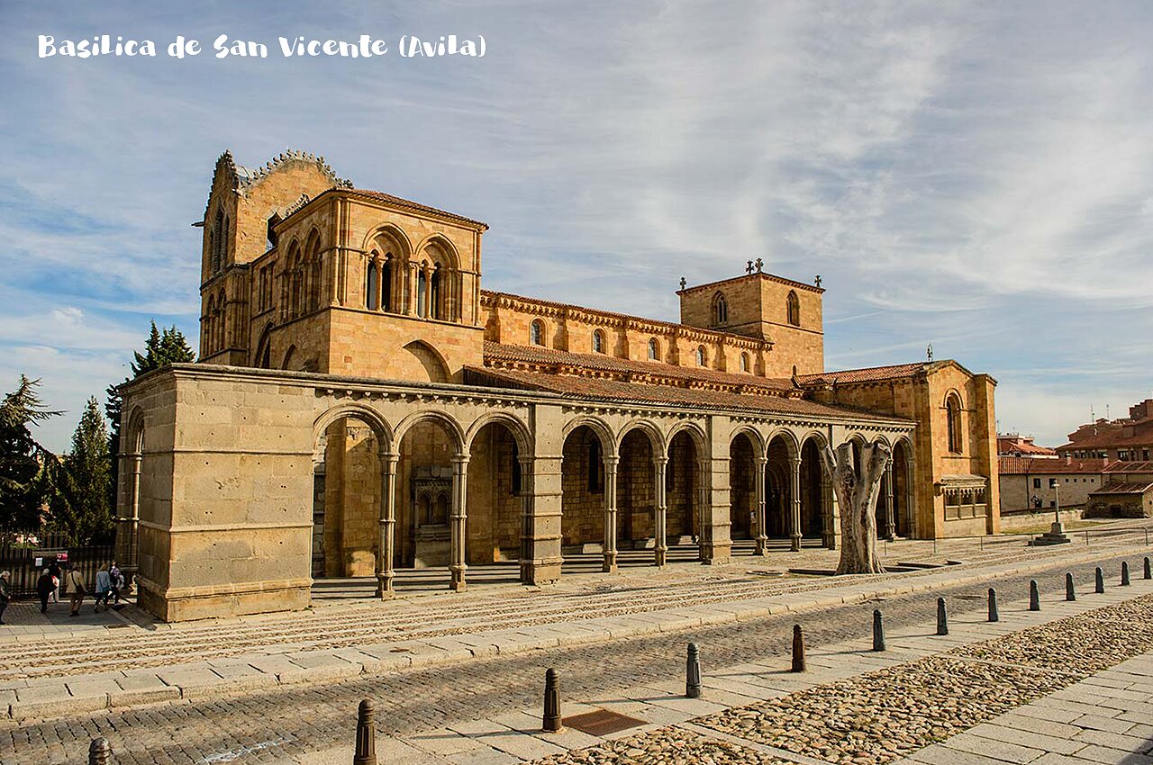 Basilique de San Vicente, monument historique � visiter � �vila, Castille-et-Le�n.