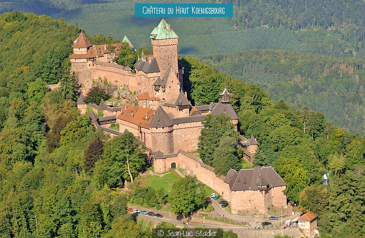 Ch�teau du Haut Koenigsbourg, monument historique � visiter en Alsace.