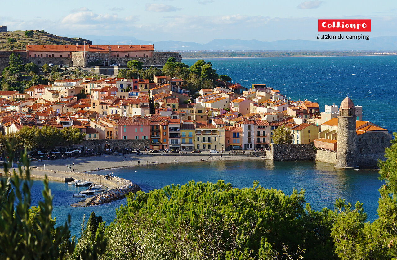 Collioure, charmant village c�tier des Pyr�n�es-Orientales, avec son port et son �glise.