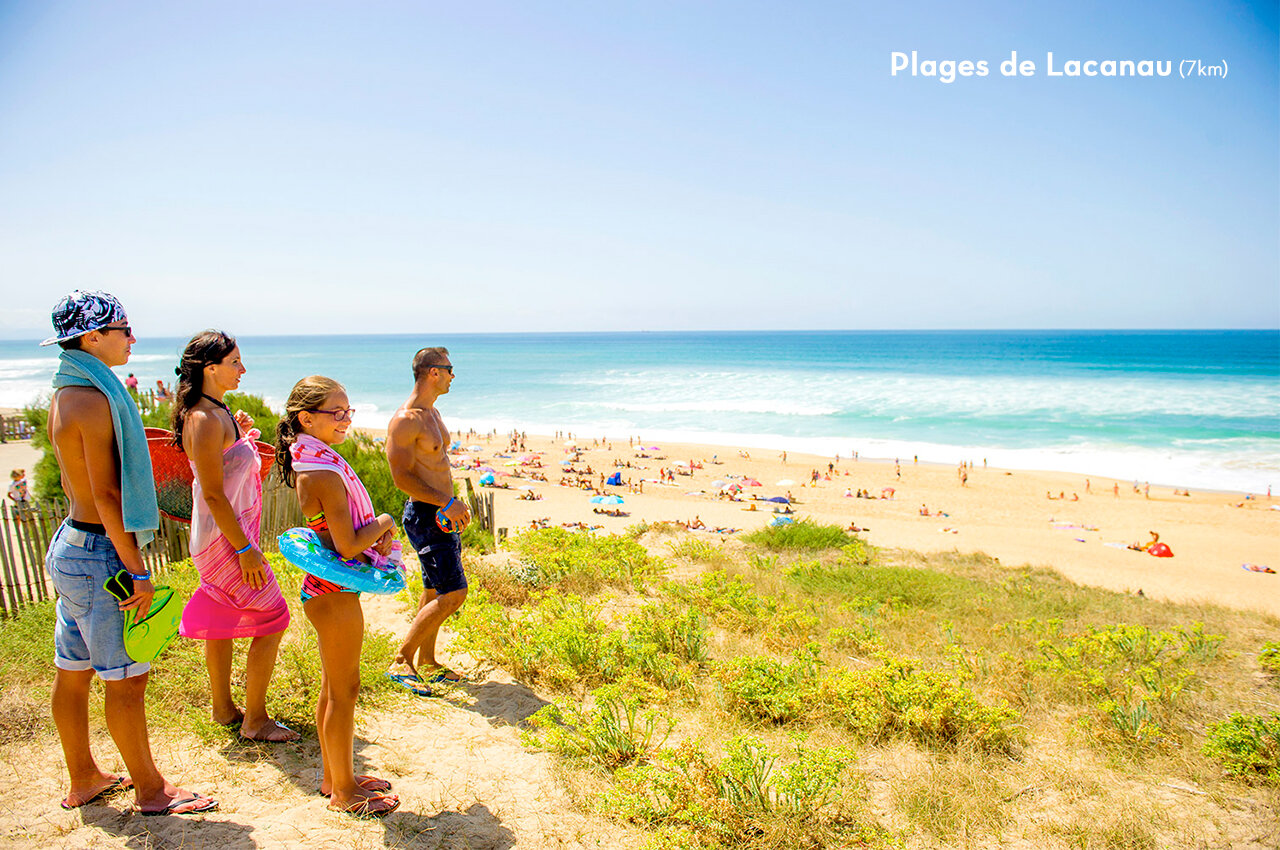 Plages de Lacanau, destination touristique � visiter pr�s du camping.