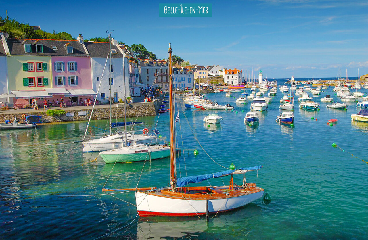Port de Le Palais � Belle-�le-en-Mer, lieu � visiter pr�s du camping.