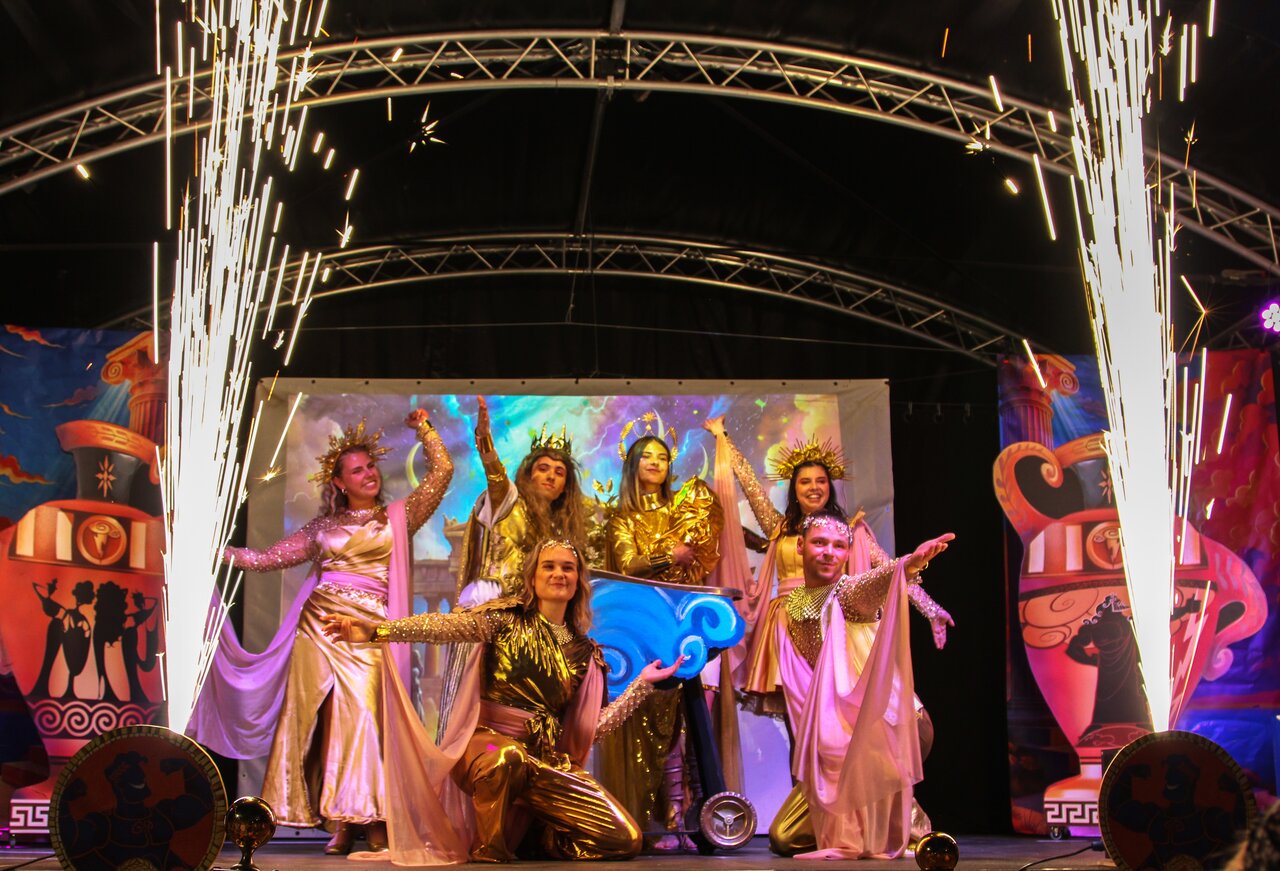 Animatie show op camping CAPFUN Parc et Plage in Hy�res les Palmiers (83).