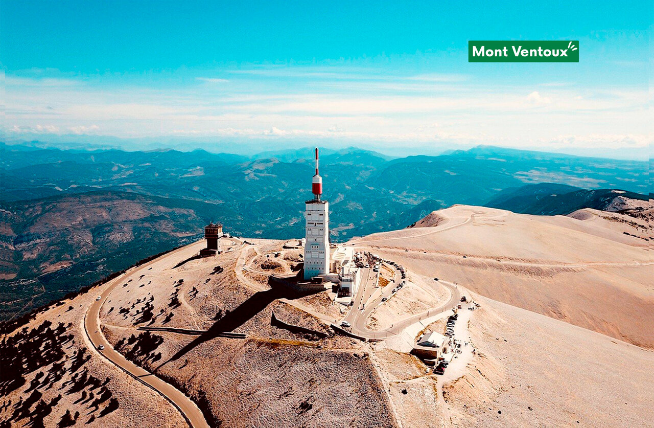 Sommet du Mont Ventoux, lieu embl�matique � visiter pr�s de Gordes en Provence.