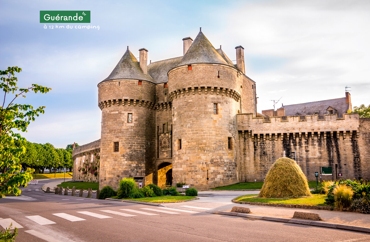 Remparts m�di�vaux de Gu�rande, une ville historique � visiter pr�s du camping.