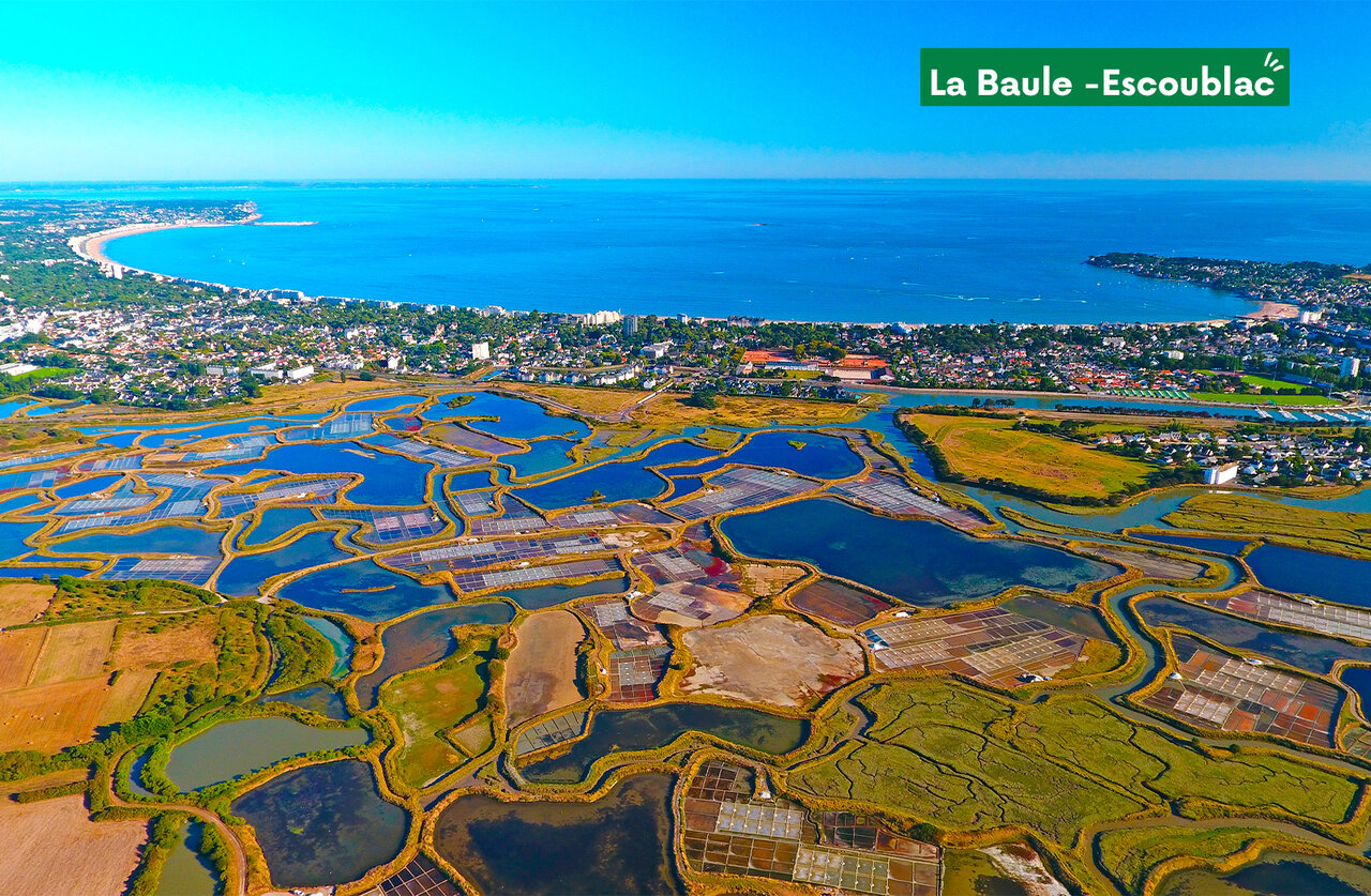 Marais salants et plage de La Baule-Escoublac, un lieu magnifique � visiter.