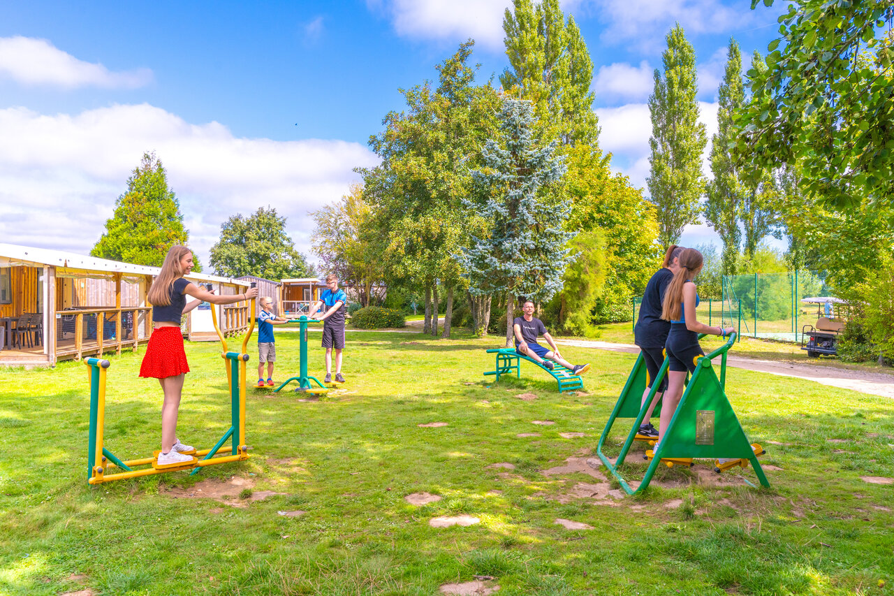 Fitness au camping CAPFUN Val d'Authie � Villers sur Authie (80).